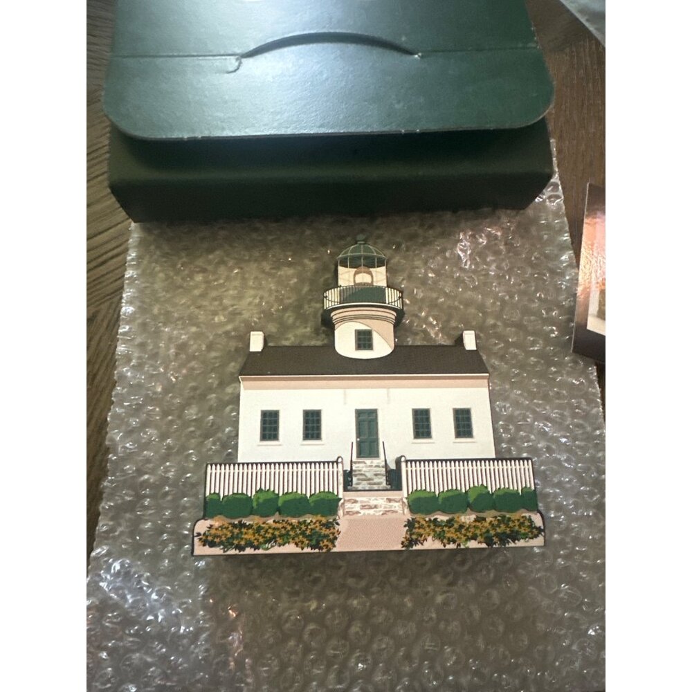 Sheilas Collectibles Old Point Loma Lighthouse San Diego Wooden Decorative Piece